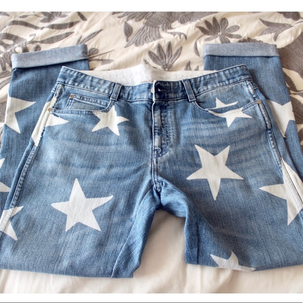 Stella McCartney Skinny Boyfriend Star Jeans